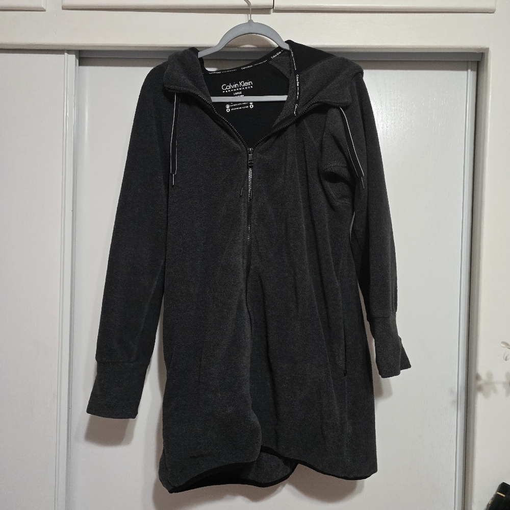 calvin klein performance sweater zip up